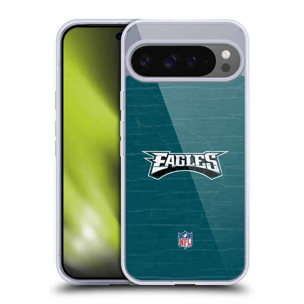 NFL Philadelphia Eagles Logo Distressed Look Soft Gel Case for Google Pixel 9 Pro XL