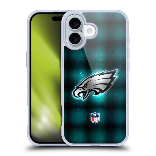 NFL Philadelphia Eagles Artwork LED Soft Gel Case for Apple iPhone 16