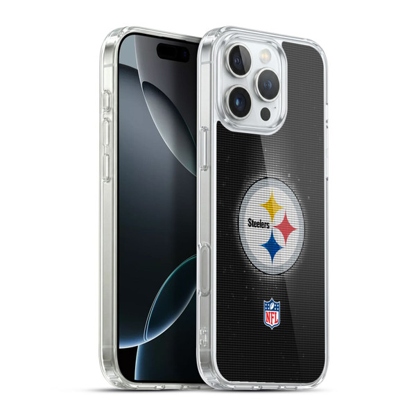 NFL Pittsburgh Steelers Artwork LED Soft Gel Case for Apple iPhone 16 Pro Max & MagSafe