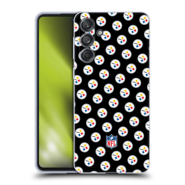 NFL Pittsburgh Steelers Artwork Patterns Soft Gel Case for Samsung Galaxy M55 5G