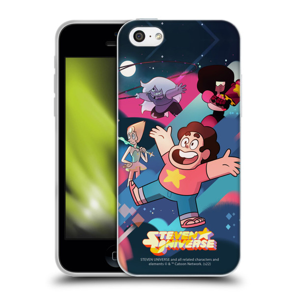 Steven Universe Graphics Characters Soft Gel Case for Apple iPhone 5c
