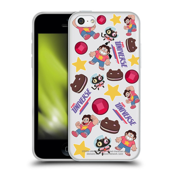 Steven Universe Graphics Icons Soft Gel Case for Apple iPhone 5c