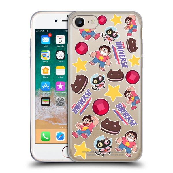 Steven Universe Graphics Icons Soft Gel Case for Apple iPhone 7 / 8 / SE 2020 & 2022