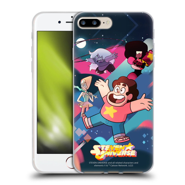 Steven Universe Graphics Characters Soft Gel Case for Apple iPhone 7 Plus / iPhone 8 Plus