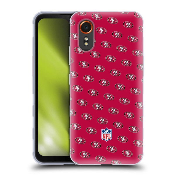 NFL San Francisco 49ers Artwork Patterns Soft Gel Case for Samsung Galaxy Xcover7 5G