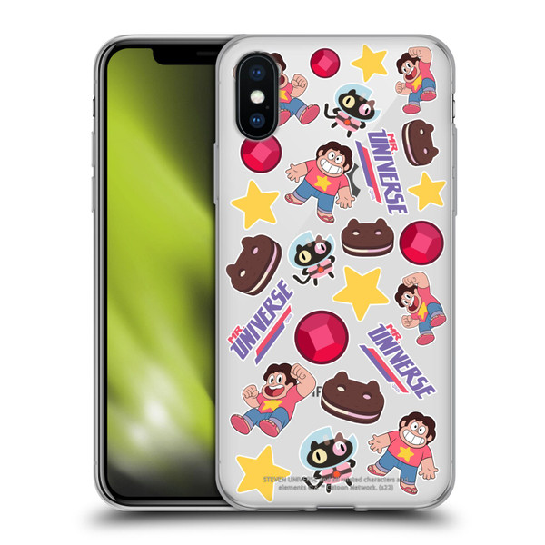 Steven Universe Graphics Icons Soft Gel Case for Apple iPhone X / iPhone XS