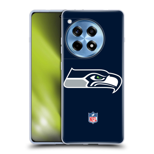 NFL Seattle Seahawks Logo Plain Soft Gel Case for OPPO OnePlus Ace 3 5G