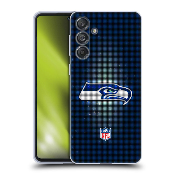 NFL Seattle Seahawks Artwork LED Soft Gel Case for Samsung Galaxy M55 5G