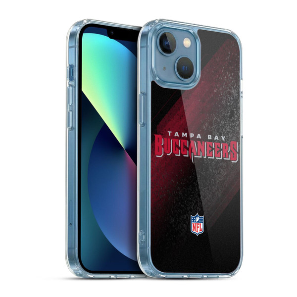 NFL Tampa Bay Buccaneers Logo Blur Soft Gel Case for Apple iPhone 13 Mini & MagSafe