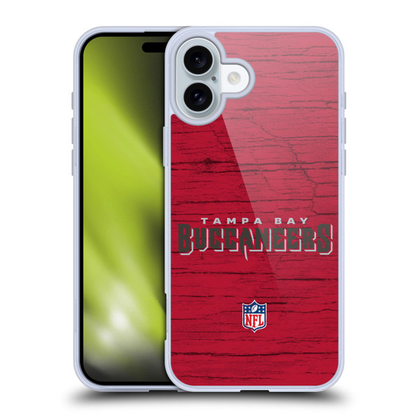 NFL Tampa Bay Buccaneers Logo Distressed Look Soft Gel Case for Apple iPhone 16 Plus NFL Tampa Bay Buccaneers Logo Distressed Look Soft Gel Case for Apple iPhone 16 Plus