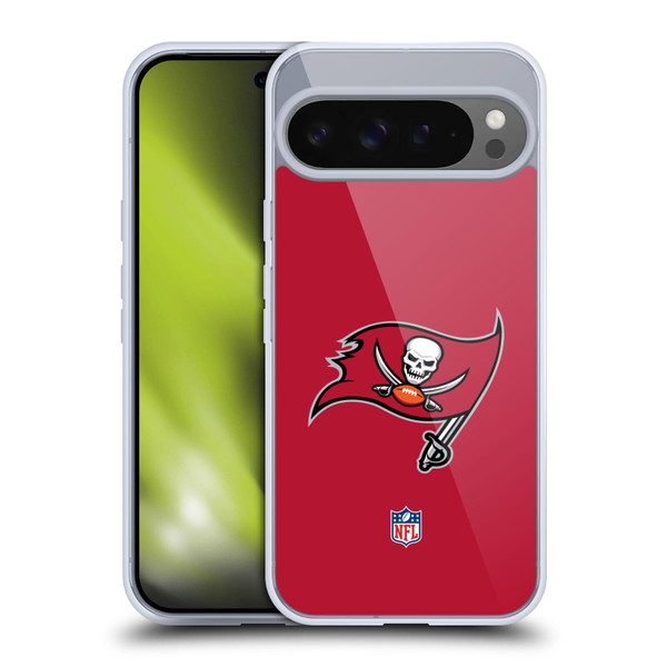 NFL Tampa Bay Buccaneers Logo Plain Soft Gel Case for Google Pixel 9 Pro XL