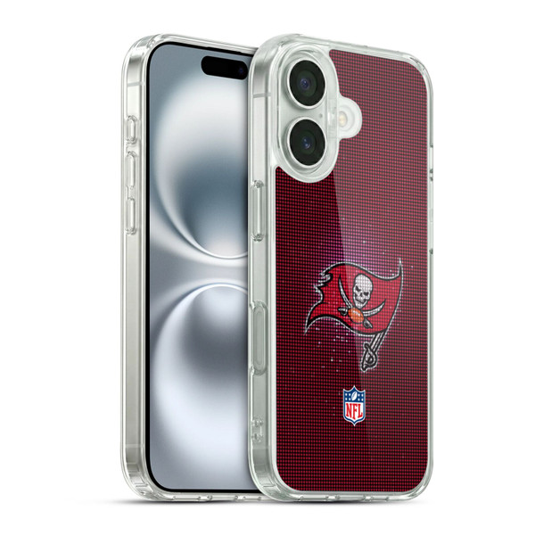 NFL Tampa Bay Buccaneers Artwork LED Soft Gel Case for Apple iPhone 16 & MagSafe