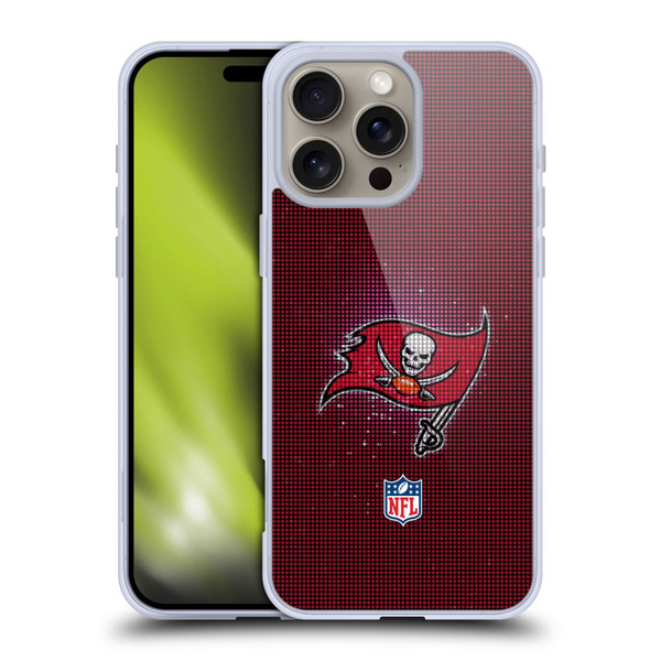 NFL Tampa Bay Buccaneers Artwork LED Soft Gel Case for Apple iPhone 16 Pro Max
