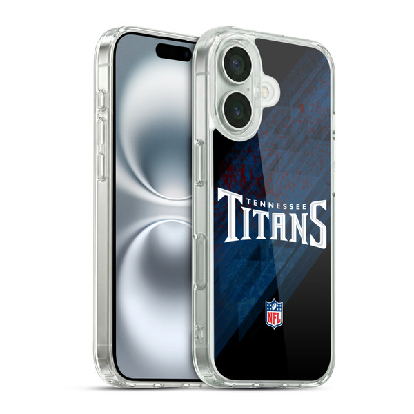 NFL Tennessee Titans Logo Blur Soft Gel Case for Apple iPhone 16 & MagSafe