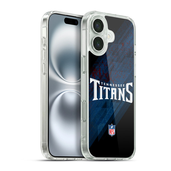 NFL Tennessee Titans Logo Blur Soft Gel Case for Apple iPhone 16 Plus & MagSafe