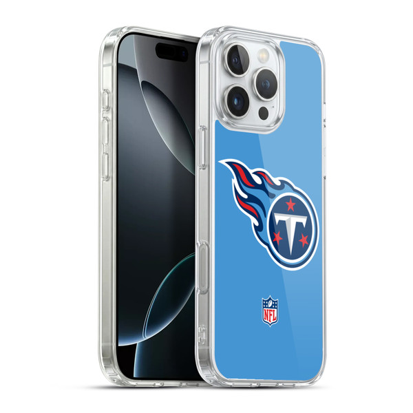 NFL Tennessee Titans Logo Plain Soft Gel Case for Apple iPhone 16 Pro Max & MagSafe