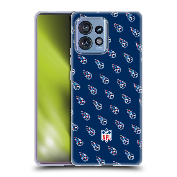NFL Tennessee Titans Artwork Patterns Soft Gel Case for Motorola Moto Edge 40 Pro