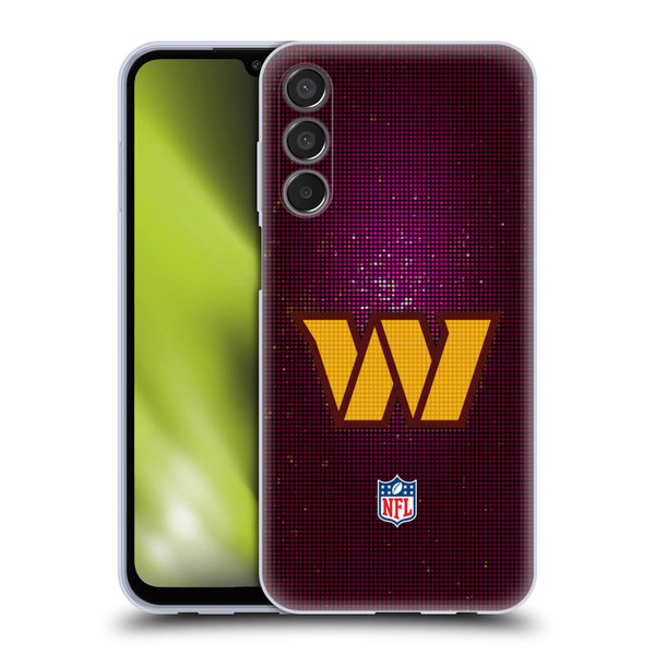 NFL Washington Football Team Artwork LED Soft Gel Case for Samsung Galaxy M15/F15 5G