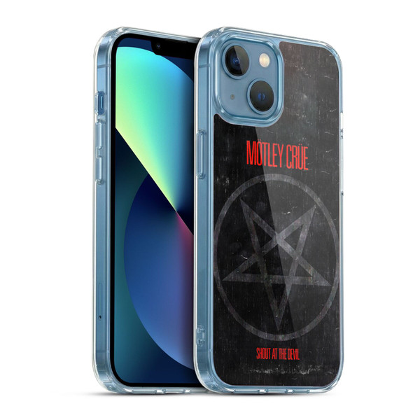 Motley Crue Albums SATD Star Soft Gel Case for Apple iPhone 13 Mini & MagSafe