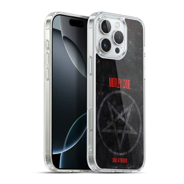 Motley Crue Albums SATD Star Soft Gel Case for Apple iPhone 16 Pro Max & MagSafe