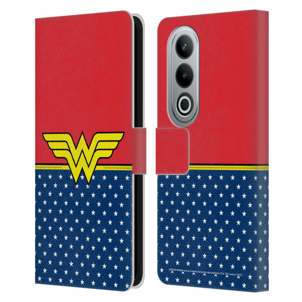 Wonder Woman DC Comics Logos Costume Leather Book Wallet Case Cover For OPPO OnePlus Ace 3V 5G
