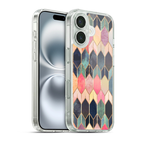Elisabeth Fredriksson Geometric Design And Pattern Colourful Stained Glass Soft Gel Case for Apple iPhone 16 & MagSafe