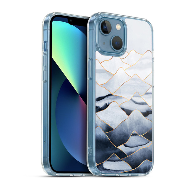 Elisabeth Fredriksson Sparkles Mountains Soft Gel Case for Apple iPhone 13 Mini & MagSafe