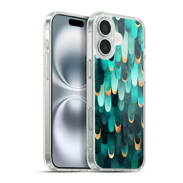 Elisabeth Fredriksson Sparkles Turquoise Soft Gel Case for Apple iPhone 16 Plus & MagSafe