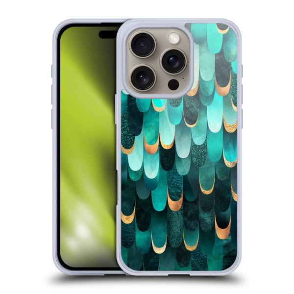 Elisabeth Fredriksson Sparkles Turquoise Soft Gel Case for Apple iPhone 16 Pro