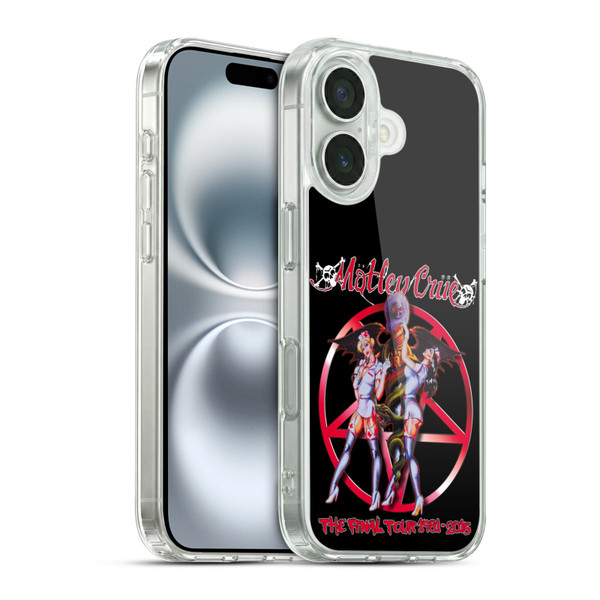 Motley Crue Tours Dr. Feelgood Final Soft Gel Case for Apple iPhone 16 & MagSafe