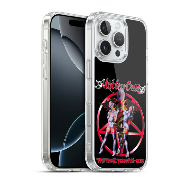 Motley Crue Tours Dr. Feelgood Final Soft Gel Case for Apple iPhone 16 Pro & MagSafe