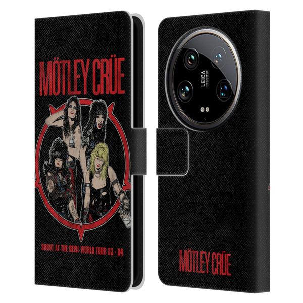 Motley Crue Tours SATD Leather Book Wallet Case Cover For Xiaomi 14 Ultra