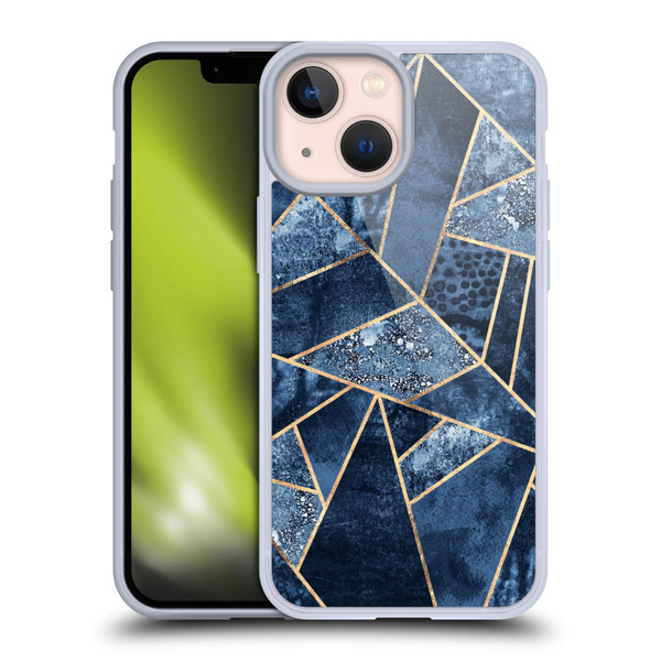 Elisabeth Fredriksson Stone Collection Blue Soft Gel Case for Apple iPhone 13 Mini
