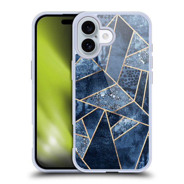 Elisabeth Fredriksson Stone Collection Blue Soft Gel Case for Apple iPhone 16
