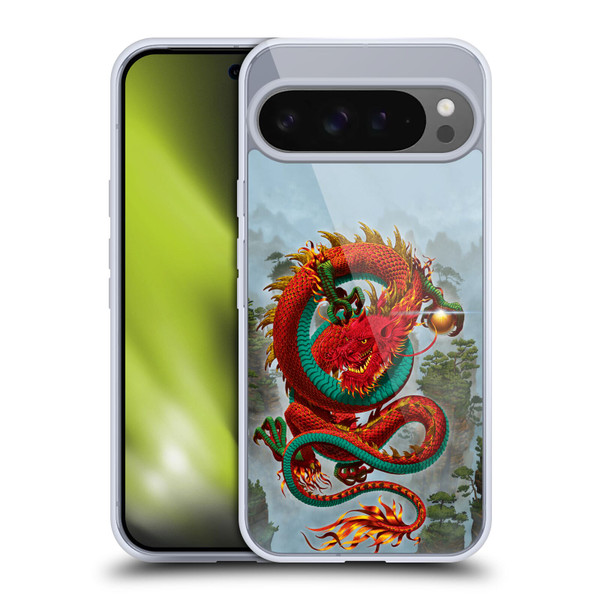 Vincent Hie Graphics Good Fortune Dragon Soft Gel Case for Google Pixel 9 Pro XL