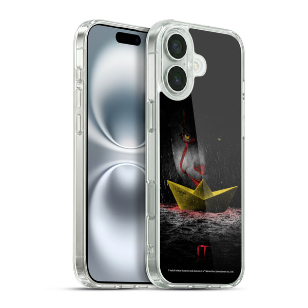 IT Movie Graphics Pennywise 2 Soft Gel Case for Apple iPhone 16 Plus & MagSafe
