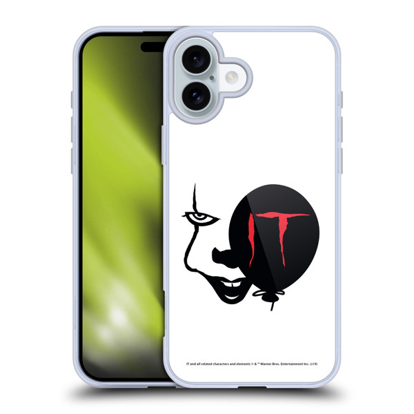 IT Movie Graphics Pennywise Soft Gel Case for Apple iPhone 16 Plus & MagSafe
