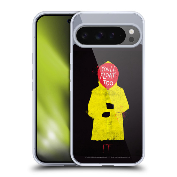 IT Movie Graphics You'll Float Too Soft Gel Case for Google Pixel 9 Pro XL