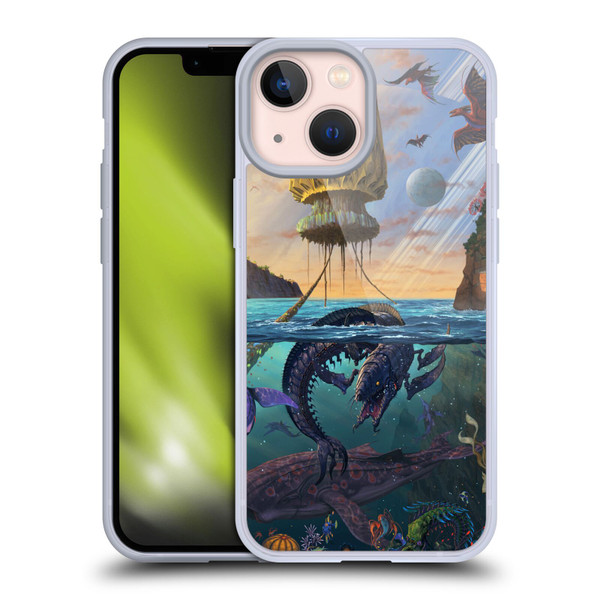 Vincent Hie Key Art Alien World Soft Gel Case for Apple iPhone 13 Mini