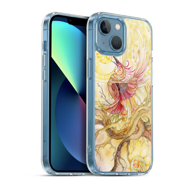 Stephanie Law Art Phoenix Soft Gel Case for Apple iPhone 13 Mini & MagSafe
