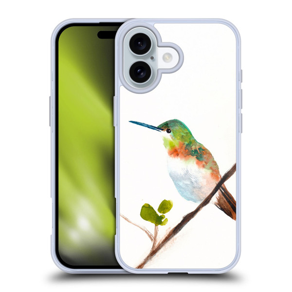 Mai Autumn Birds Hummingbird Soft Gel Case for Apple iPhone 16