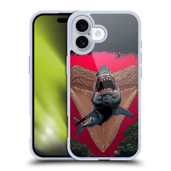 Vincent Hie Key Art Shark Soft Gel Case for Apple iPhone 16