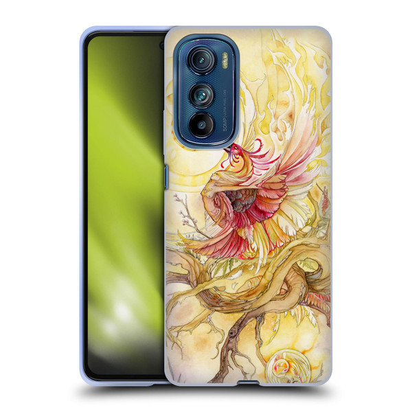 Stephanie Law Art Phoenix Soft Gel Case for Motorola Edge 30