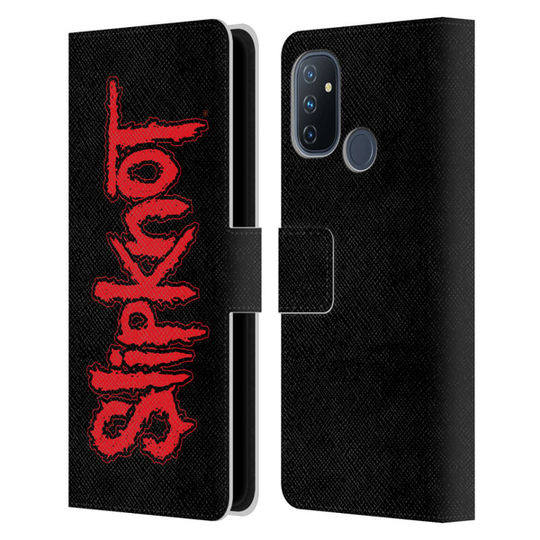 Slipknot Key Art Text Leather Book Wallet Case Cover For OnePlus Nord N100