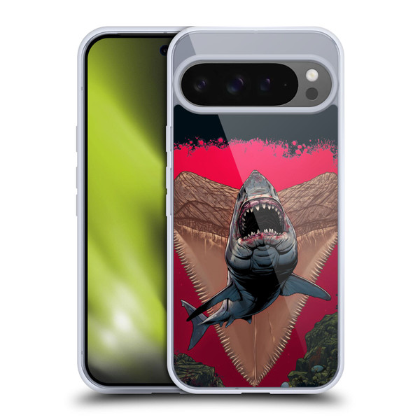 Vincent Hie Key Art Shark Soft Gel Case for Google Pixel 9 Pro XL