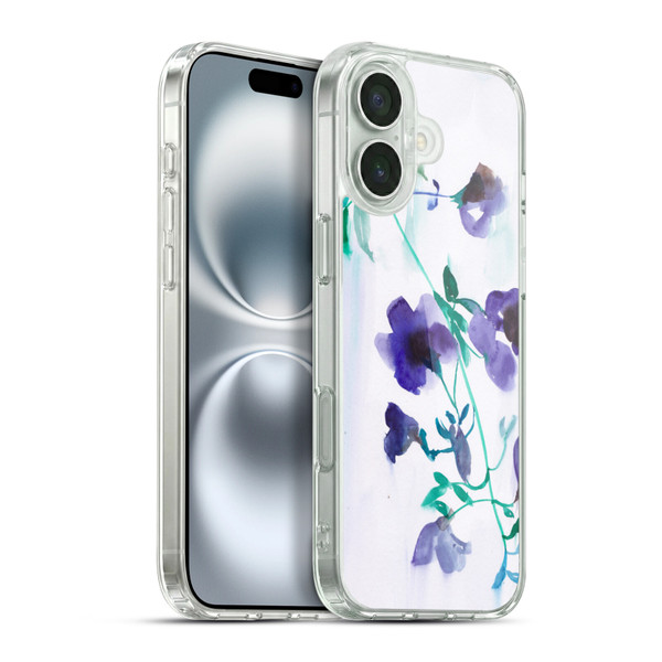 Mai Autumn Floral Blooms Moon Drops Soft Gel Case for Apple iPhone 16 Plus & MagSafe