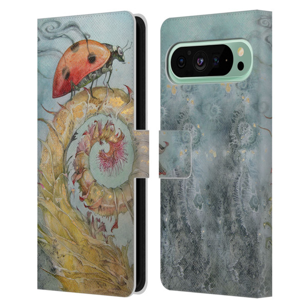 Stephanie Law Immortal Ephemera Ladybird Leather Book Wallet Case Cover For Google Pixel 9 Pro XL