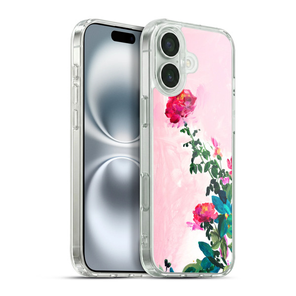 Mai Autumn Floral Garden Rose Soft Gel Case for Apple iPhone 16 Plus & MagSafe