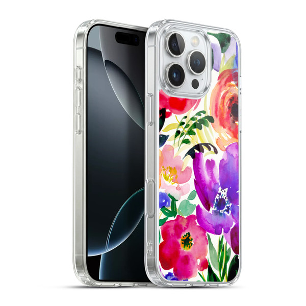 Mai Autumn Floral Garden Bloom Soft Gel Case for Apple iPhone 16 Pro Max & MagSafe