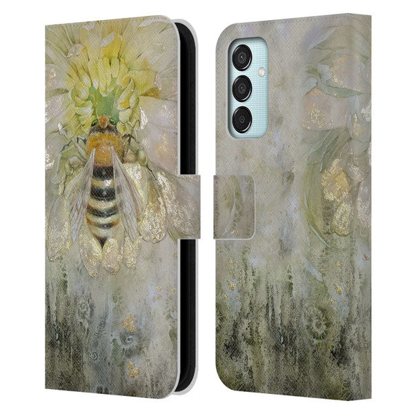 Stephanie Law Immortal Ephemera Bee Leather Book Wallet Case Cover For Samsung Galaxy M15/F15 5G